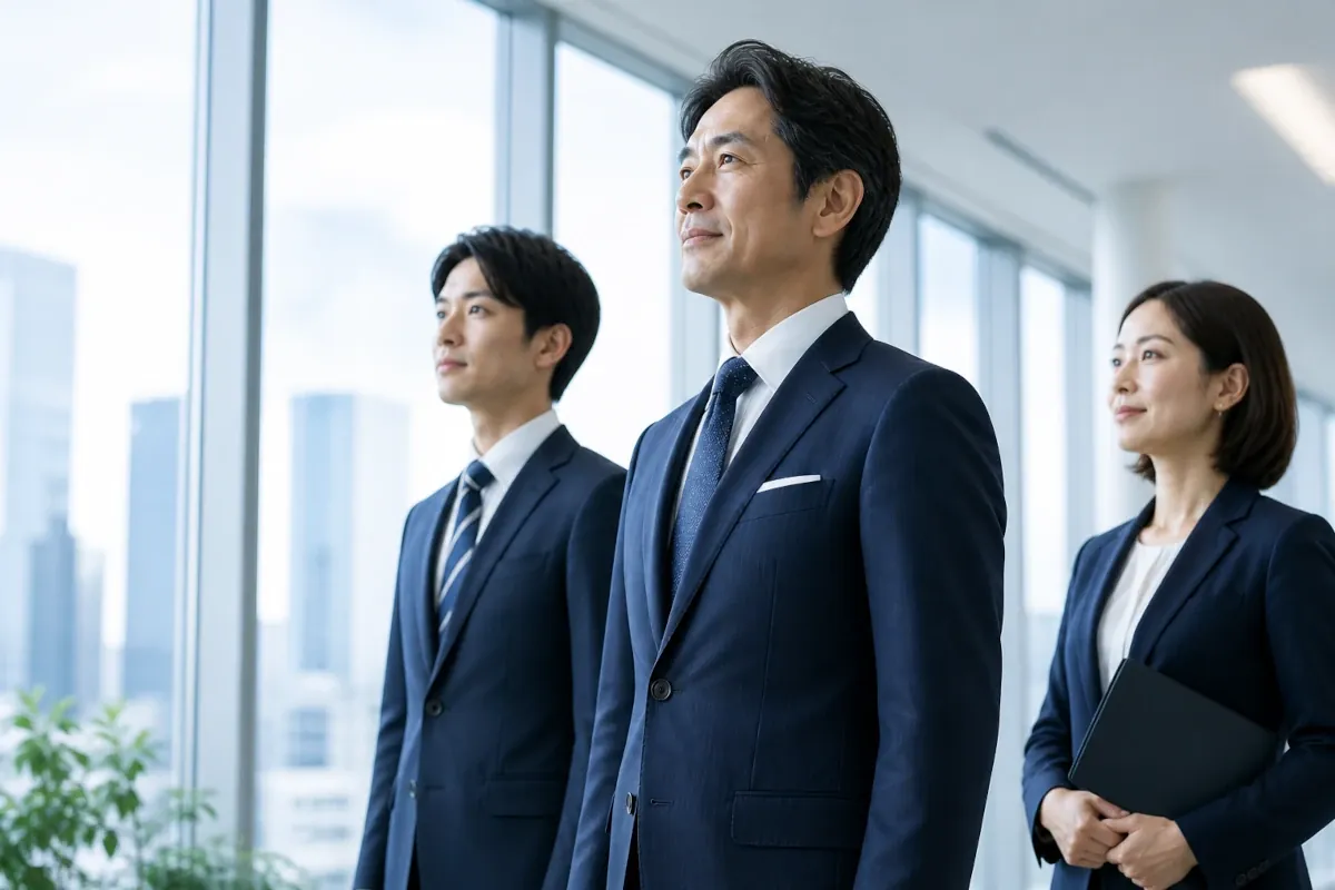 信頼感のある仲間ビジュアル